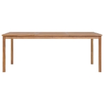 Tavolo da Giardino 200x100x77 cm in Legno Massello di Teak