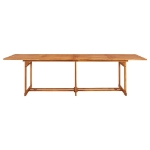 Tavolo da Pranzo per Esterni 280x90x75cm Legno Massello Acacia