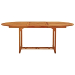 Tavolo da Giardino 200x100x75 cm in Legno Massello di Eucalipto