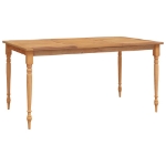 Tavolo Batavia 150x90x75 cm Legno Massello di Teak