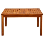 Tavolino da Giardino 85x85x45 cm in Legno Massello di Acacia