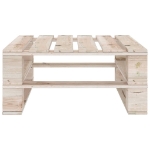 Tavoli da Giardino Pallet 2 pz in Legno di Pino Impregnato