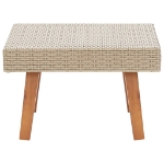 Tavolino da Giardino in Polyrattan Beige