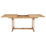 Tavolo da Pranzo Allungabile 150-200x100x75 cm Massello di Teak