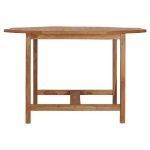 Tavolo Pranzo da Giardino Ø110x110x75 cm Legno Massello di Teak