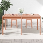 Tavolo da Giardino 159,5x82,5x76cm in Legno Massello di Douglas