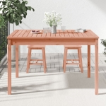 Tavolo da Giardino 121x82,5x76 cm in Legno Massello di Douglas