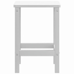 Tavolo da Giardino Adirondack Bianco 38x38x46 cm HDPE