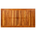 Tavolino da Giardino 110x60x45 cm in Legno Massello di Acacia