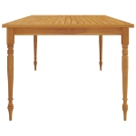 Tavolo Batavia 200x100x75 cm in Legno Massello di Teak