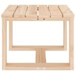 Tavolino da Giardino 40x38x28,5 cm in Legno Massello di Pino