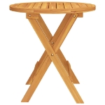 Tavolo da Bistrot Ø46x47 cm in Legno Massello di Acacia