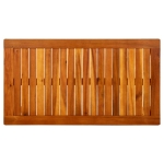 Tavolino da Giardino 90x50x36 cm in Legno Massello di Acacia