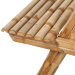 Tavolo da Picnic 115x115x81 cm in Bambù