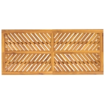 Tavolo da Pranzo da Giardino 200x90x74 cm Legno Massello Acacia