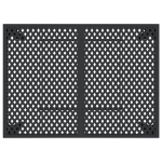 Tavolo da Giardino Antracite 110x80x72 cm Acciaio