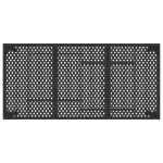 Tavolo da Giardino Antracite 165x80x72 cm Acciaio