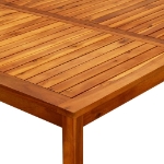 Tavolino da Giardino 110x110x45 cm in Legno Massello di Acacia