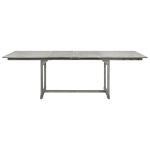Tavolo da Pranzo per Esterni (160-240)x100x75cm Massello Acacia