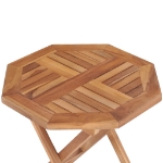 Tavolo da Giardino Pieghevole 45x45x45 cm in Legno di Teak