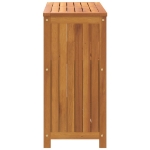 Tavolo Consolle da Giardino 80x35x75 cm Legno Massello Acacia