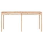 Tavolo da Giardino 159,5x82,5x76 cm in Legno Massello di Pino
