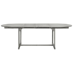 Tavolo da Pranzo per Esterni (160-240)x100x75cm Massello Acacia