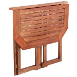 Tavolo da Bistrot 90x50x75 cm in Legno Massello di Acacia