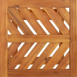 Tavolino 45x45x60 cm in Legno Massello di Acacia