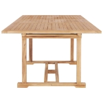 Tavolo da Pranzo Allungabile 150-200x100x75 cm Massello di Teak