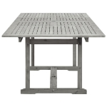 Tavolo da Pranzo per Esterni (160-240)x100x75cm Massello Acacia
