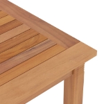 Tavolo da Pranzo da Giardino 200x90x75cm Legno Massello di Teak