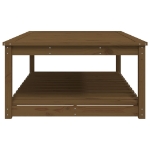 Tavolo da Giardino Miele 121x82,5x45 cm Legno Massello di Pino