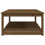 Tavolo da Giardino Miele 121x82,5x45 cm Legno Massello di Pino