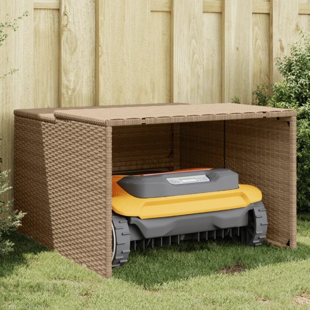 Garage per Robot Tosaerba Beige 86x90x52/57 cm in Polyrattan