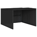 Garage per Robot Tosaerba Nero 86x90x52/57 cm in Polyrattan