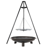RedFire Treppiede per Griglia Nero 172 cm BBQ TRIPOD