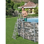 Bestway Scaletta per Piscina Flowclear a 4 Gradini 132 cm