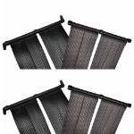 Pannelli Solari Riscaldatori per Piscina 4 pz 80x620 cm