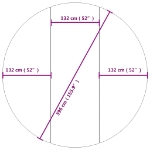 Telo Sotto Piscina Grigio Chiaro Ø396 cm Geotessile Poliestere