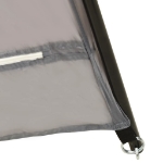 Tenda per Piscina in Tessuto 500x433x250 cm Grigia