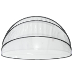 Cupola per Piscina Rotonda 406x203 cm PVC