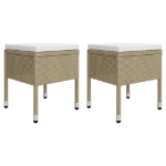 Set Mobili da Pranzo per Giardino 5 pz Beige