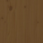 Set Salotto da Giardino 7 pz Miele in Legno Massello di Pino
