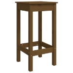 Set Bar da Giardino 5 pz Miele in Legno Massello di Pino