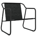 Set Salotto da Giardino 4 pz con Cuscini in Acciaio Antracite