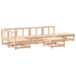 Set Salotto da Giardino 7 pz in Legno Massello di Pino