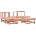 Set Salotto da Giardino 5 pz in Legno Massello di Douglas