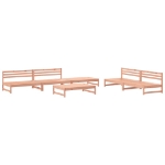 Set Salotto da Giardino 6 pz in Legno Massello di Douglas