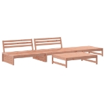 Set Salotto da Giardino 4 pz in Legno Massello di Douglas